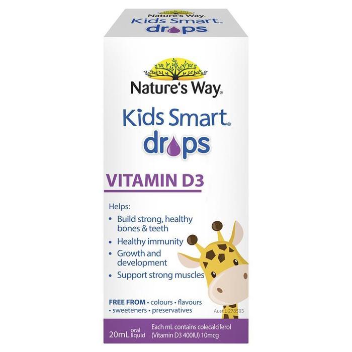 네이쳐스웨이 키즈 스마트 드롭 비타민 D 20ml Natures Way Kids Smart Drops Vitamin D 20ml