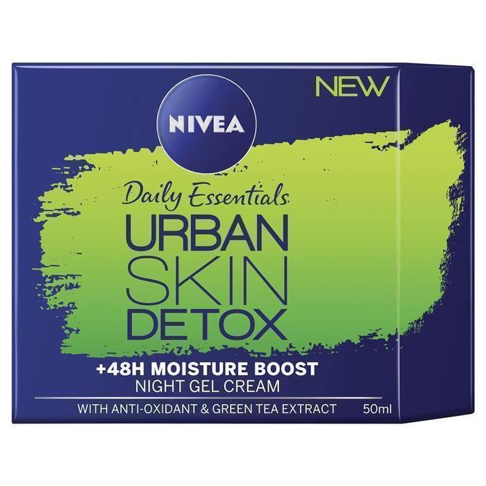 니베아 비지쥐 데일리 에센셜 얼반 디톡스 나이트 크림 50ml, Nivea Visage Daily Essentials Urban Detox Night Cream 50ml
