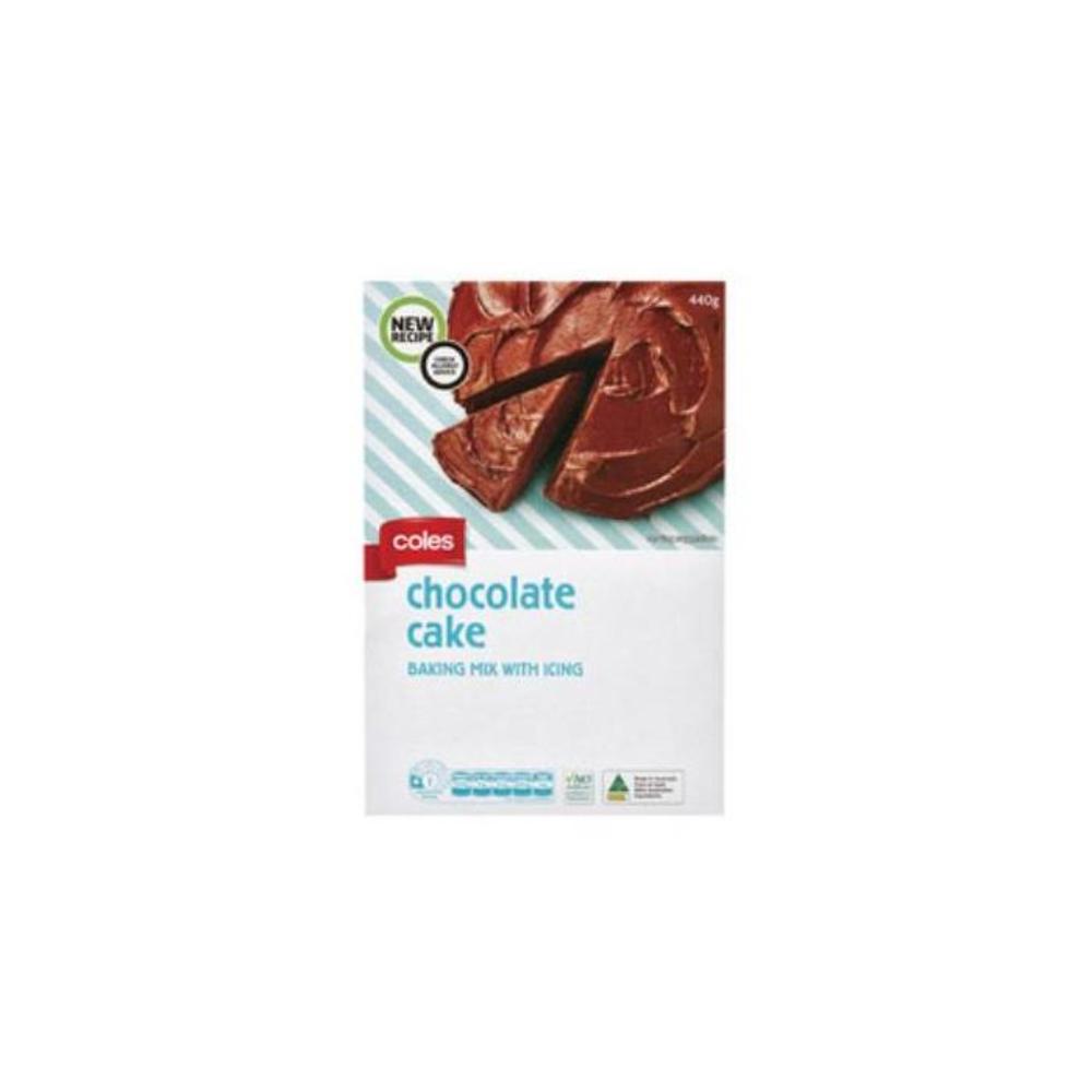Coles Choc Cake With Icing 440g