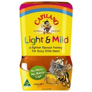 카필라노 어린이 라이트 마일드 꿀 340g CAPILANO light &amp; mild Honey For Kids 340g