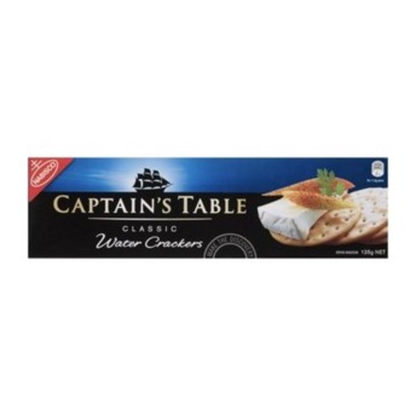 캡틴 테이블 클래식 워터 크래커, Captains Table Classic Water Crackers