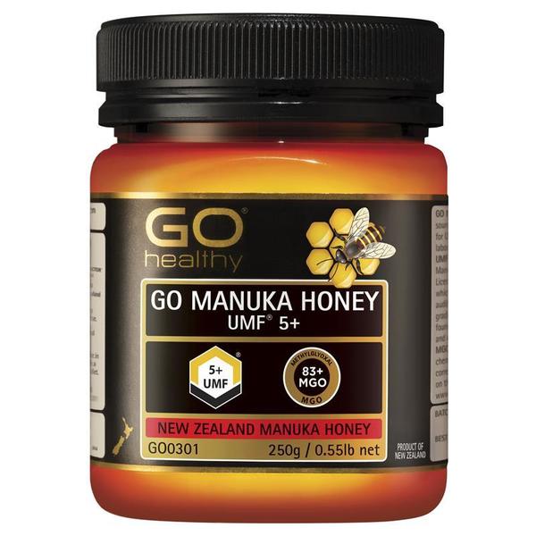 고헬씨 마누카 허니 UMF 5+ MGO 80+ 250gm GO Healthy Manuka Honey UMF 5+ (MGO 80+) 250gm (Not For Sale In WA)