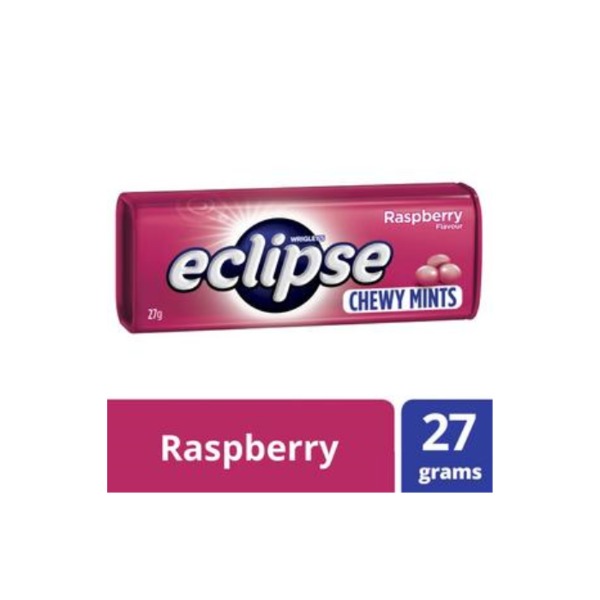 리글리 이클립스 라즈베리 츄이 민트 틴 27g, Wrigleys Eclipse Raspberry Chewy Mints Tin 27g