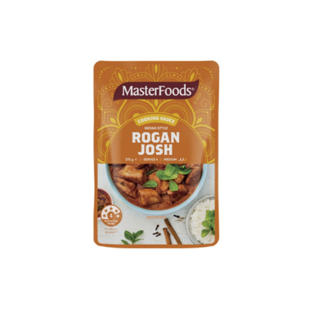 마스터푸드 인디안 스타일 로건 조쉬 쿠킹 소스 375g, Masterfoods Indian Style Rogan Josh Cooking Sauce 375g