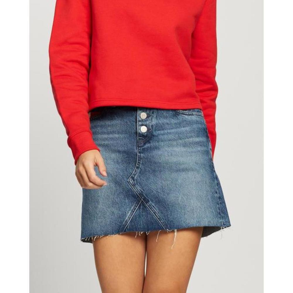 Tommy Jeans Short Denim Skirt TO554AA72YUH