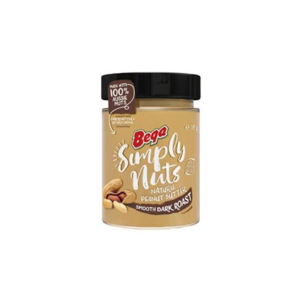 Bega Simply Nuts Smooth Dark Roast Peanut Butter 315g