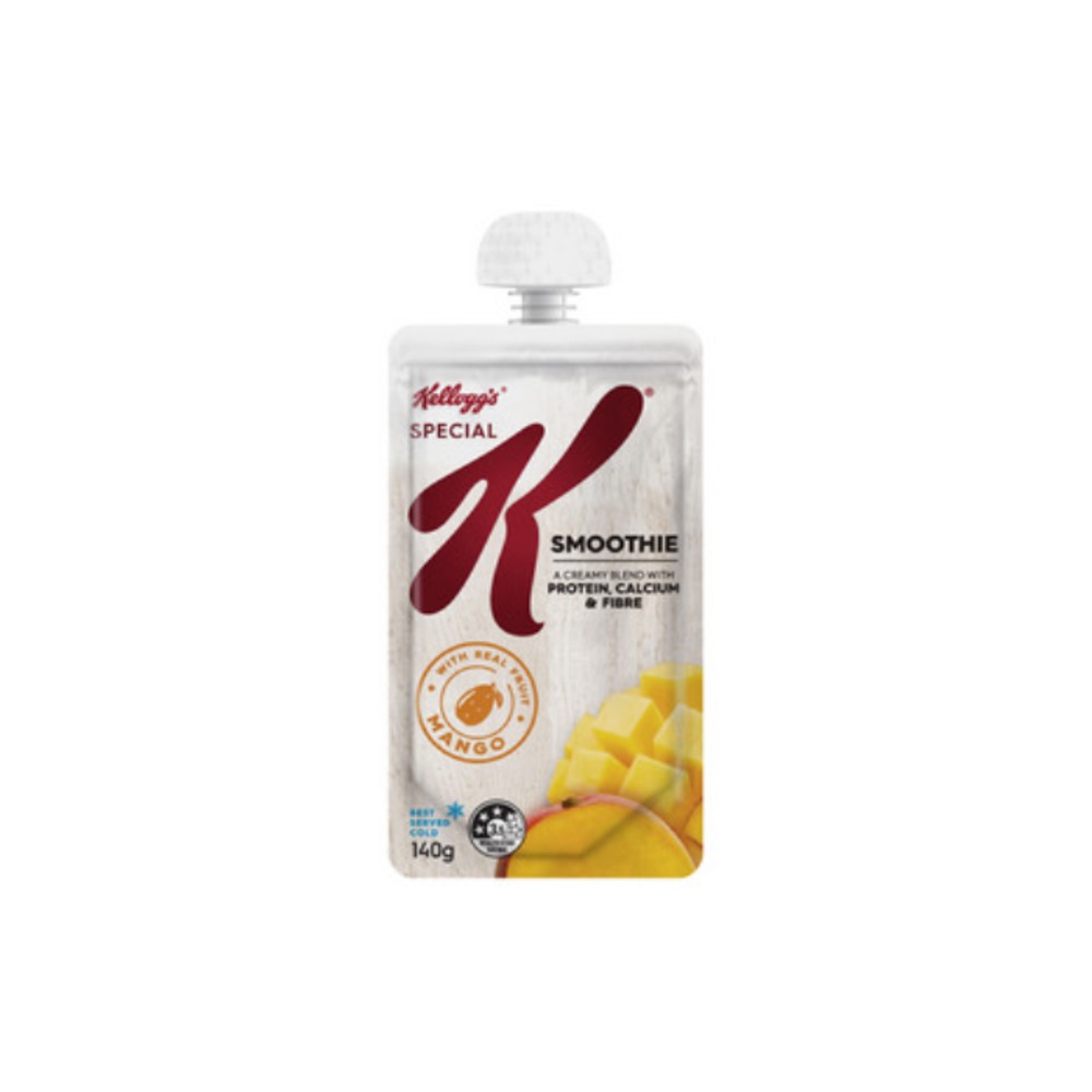 켈로그 스페셜 K 망고 스무디 블랜드 프로틴 드링크 위드 리얼 프룻 140g, Kelloggs Special K Mango Smoothie Blend Protein Drink With Real Fruit 140g