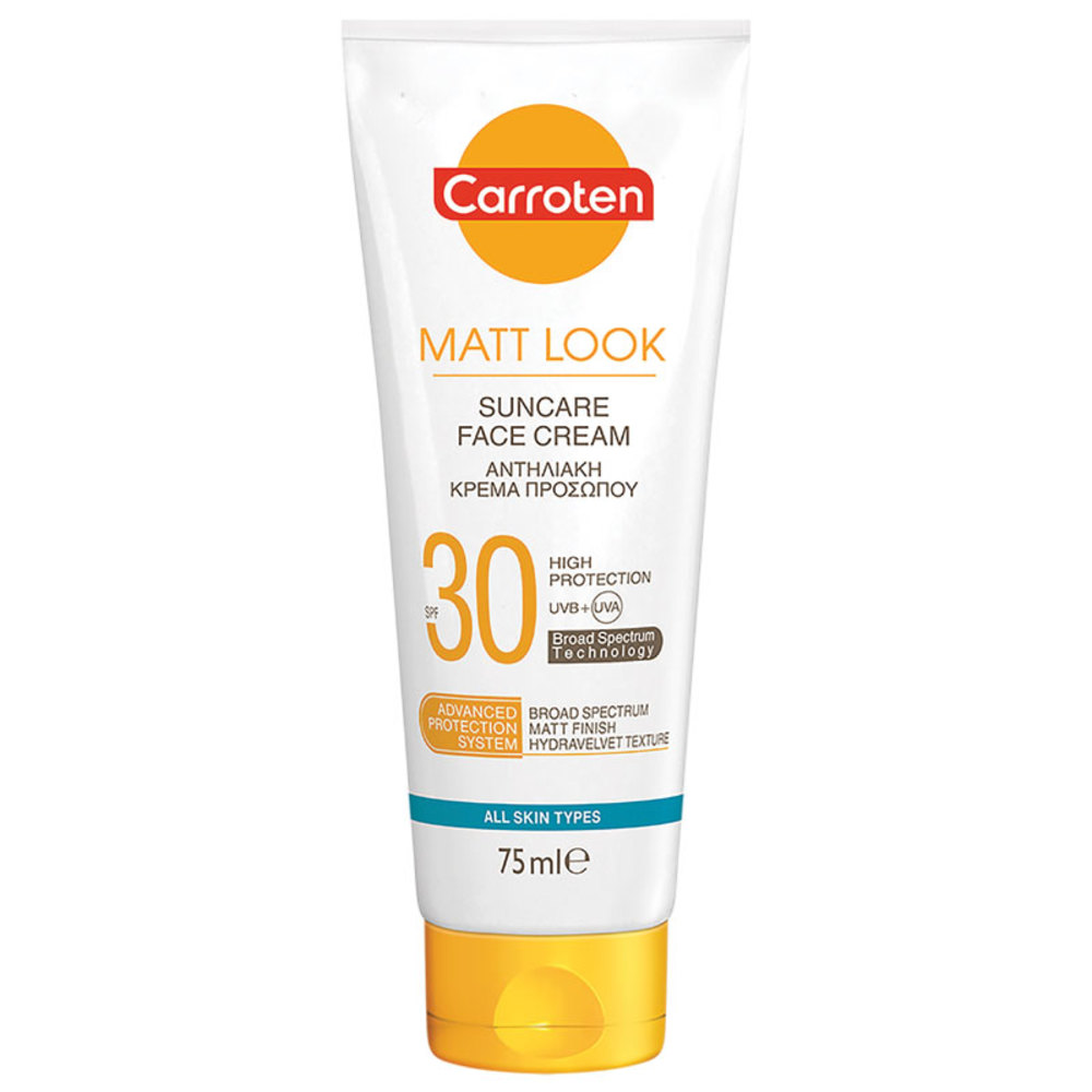 캐로텐 SPF 30 매트 룩 페이스 크림 75ML, Carroten SPF 30 Matt Look Face Cream 75ml