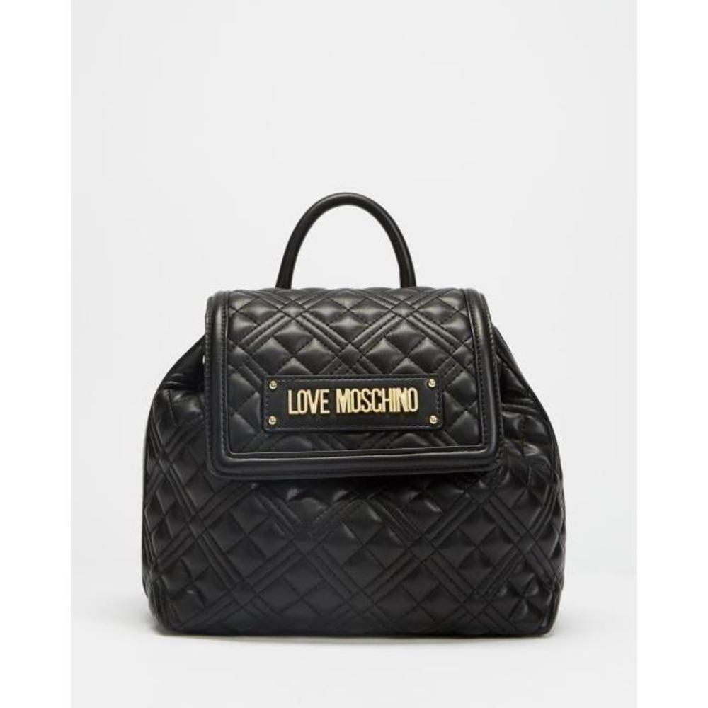 LOVE MOSCHINO New Shiny Quilted Backpack LO854AC79YJC