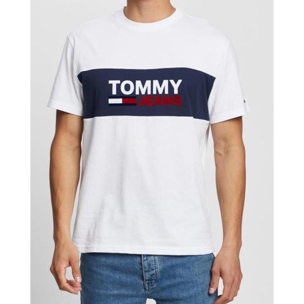 Tommy Jeans Pieced Band Logo Tee TO554AA12YLB