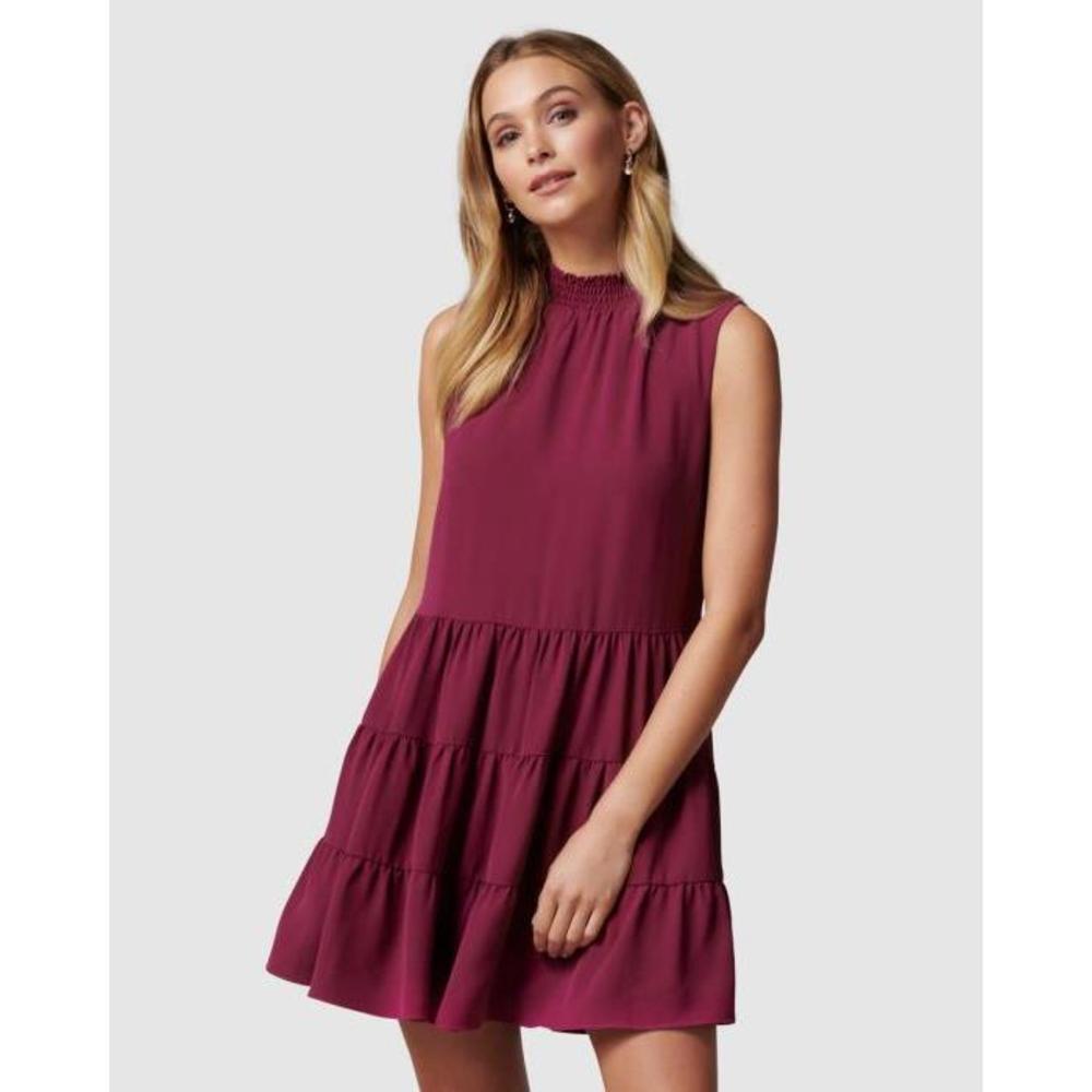 Forever New Lucinda Tiered Mini Dress FO605AA83HAY