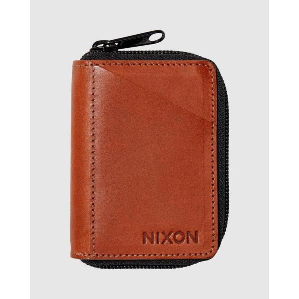 Nixon Orbit Zip Card Leather Wallet NI011AC68MXF