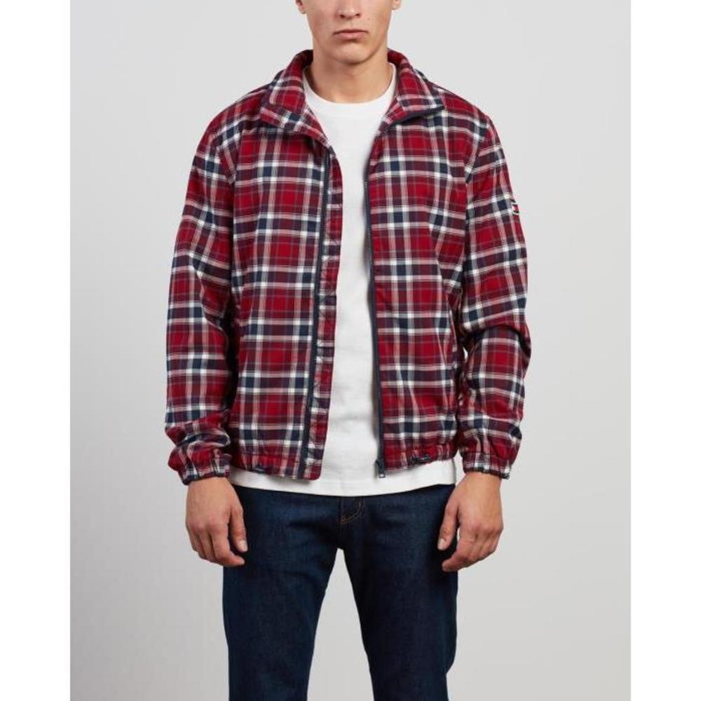 Tommy Jeans TJM Plaid Track Jacket TO554AA03HHW