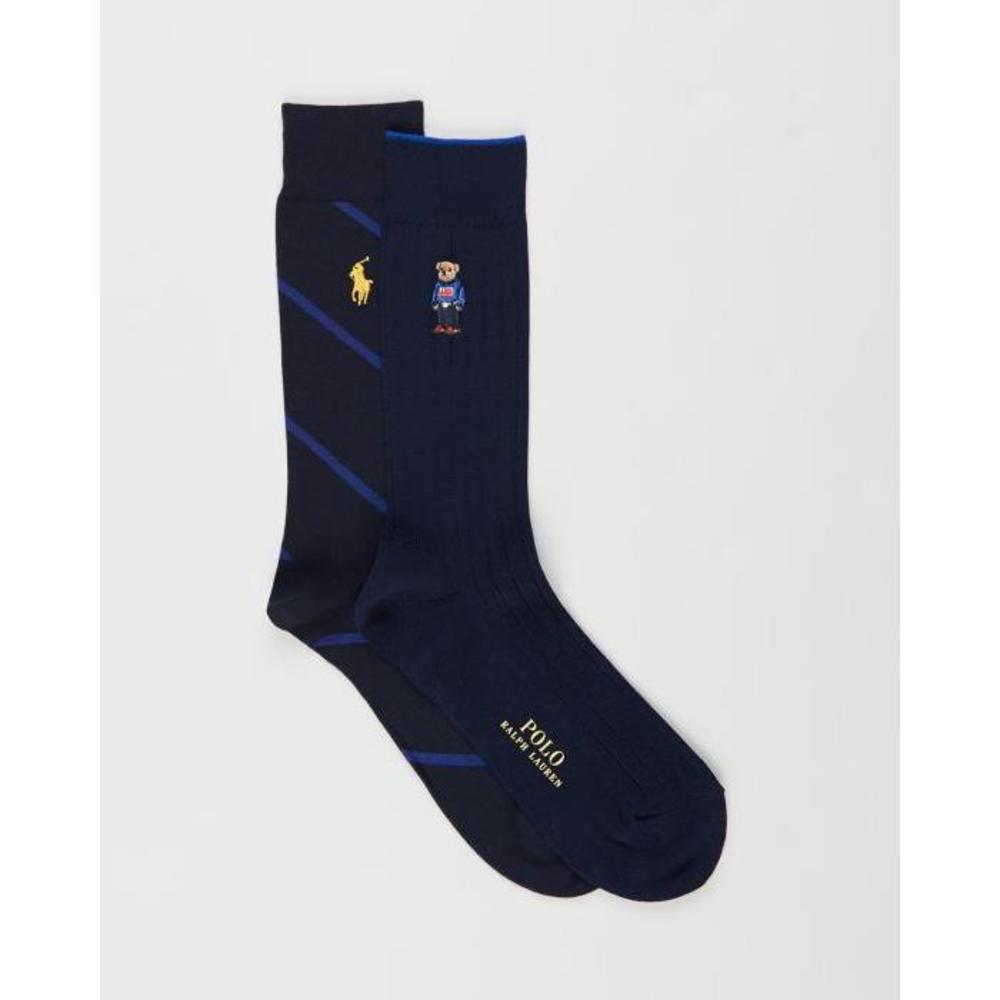 Polo Ralph Lauren ICONIC EXCLUSIVE - Crew Socks 2PK PO951AC29OWG