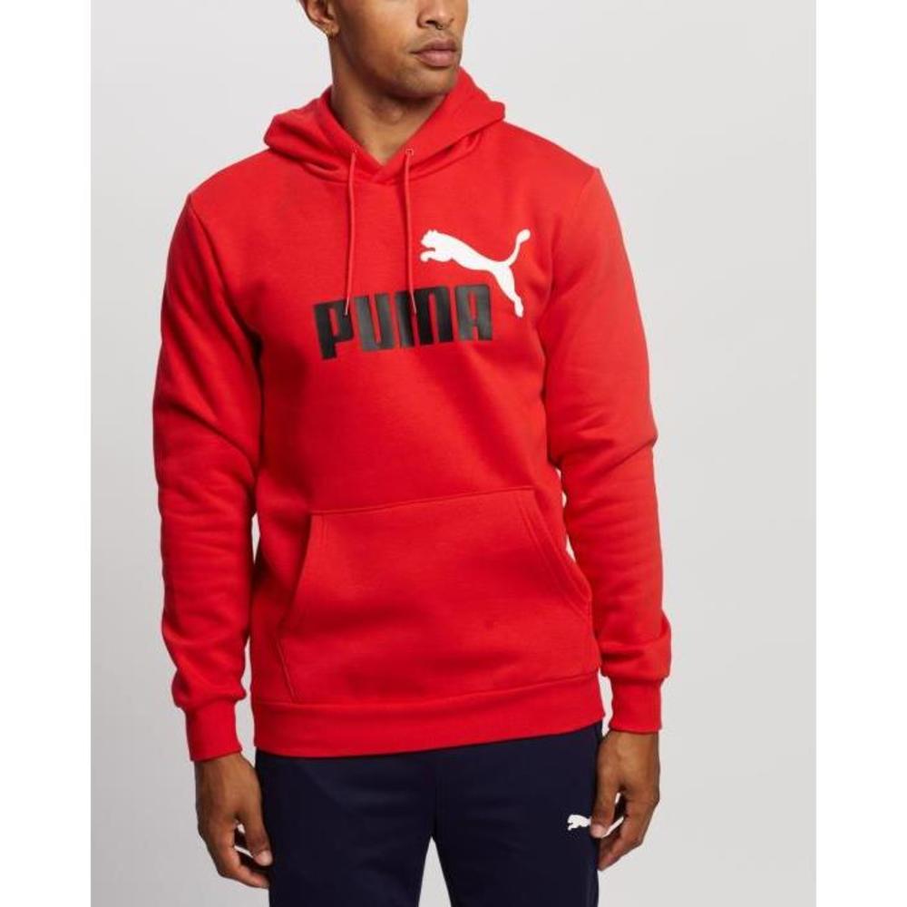 Puma Essential 2-Colour Fleece Big Logo Hoodie PU462SA78CKV