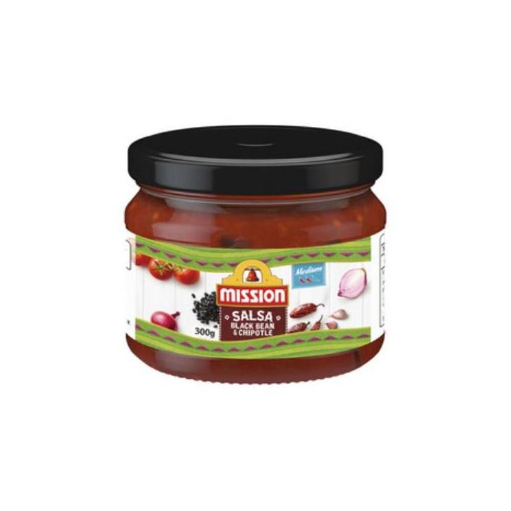 Mission Salsa Black Bean And Chipotle 300g