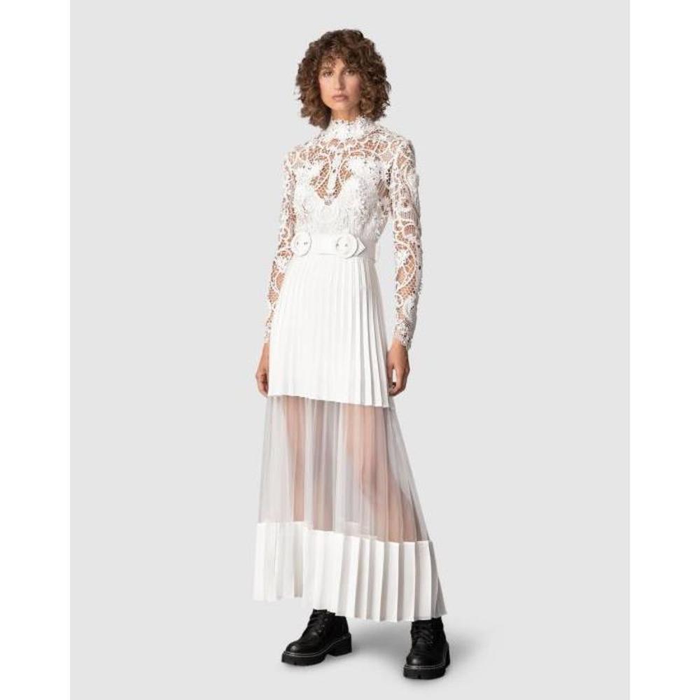 LEO &amp; LIN Transcendence Rose Lace Pleated Dress LE356AA52ABN