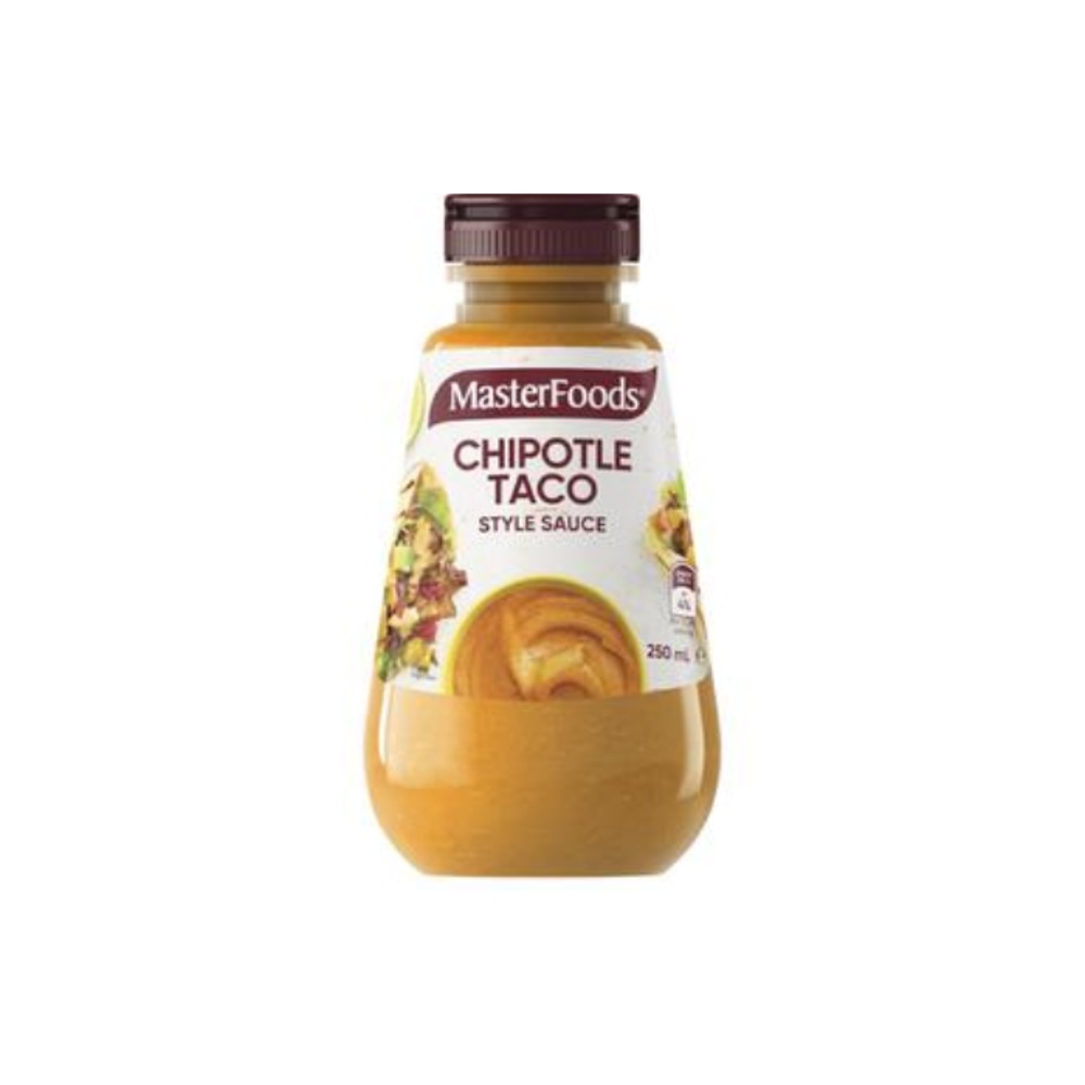 마스터푸드 취포틀 타코 스타일 소스 250Ml, MasterFoods Chipotle Taco Style Sauce 250mL