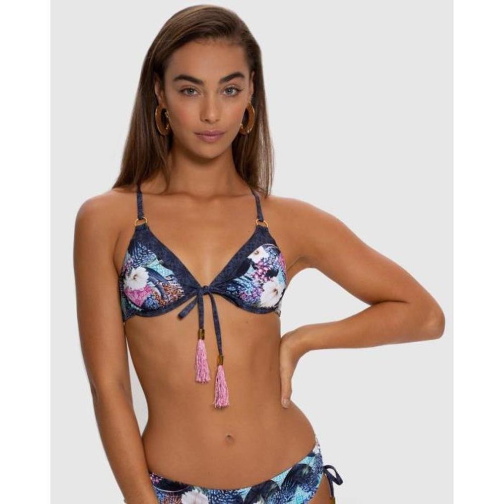 Womens She Just Shines Separate Underwired D-Cup Bikini Top