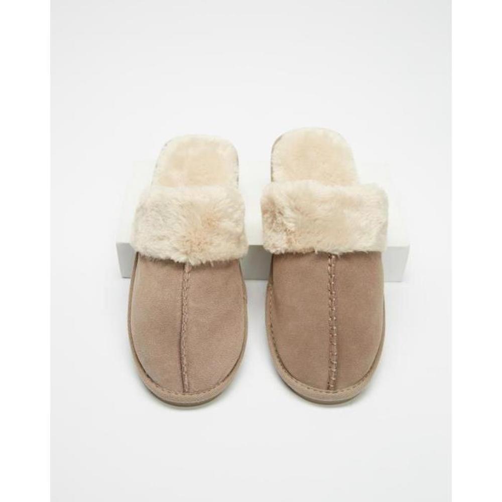Marks &amp; Spencer Cleated Suede Slippers - Womens MA850SH31DYI