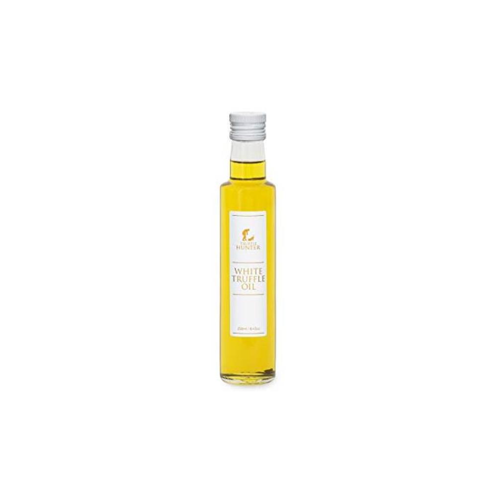 White Truffle Oil (250ml) [Double Concentrated] by TruffleHunter - Made with Extra Virgin Olive Oil - Kosher, Vegan, Vegetarian, Gluten Free, Non-GMO and No MSG B00YUYHPQO