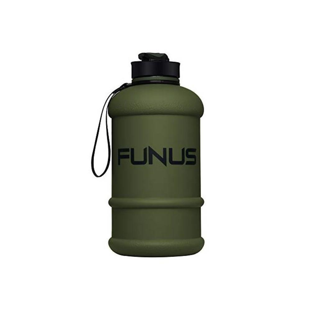 FUNUS Big Water Bottle 2.2L BPA Free Half Gallon Water Bottle Jug Reusable Water Bottle for Men Women Fitness Sport Gym Outdoor Climbing - 75 oz B07V23C7WC