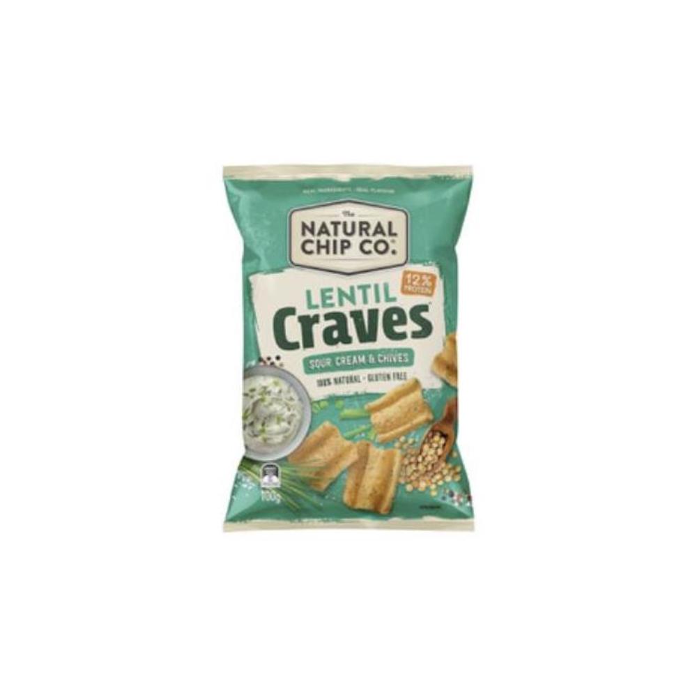 Natural Chip Co Chips Lentil Craves Sour Cream &amp; Chives 100g