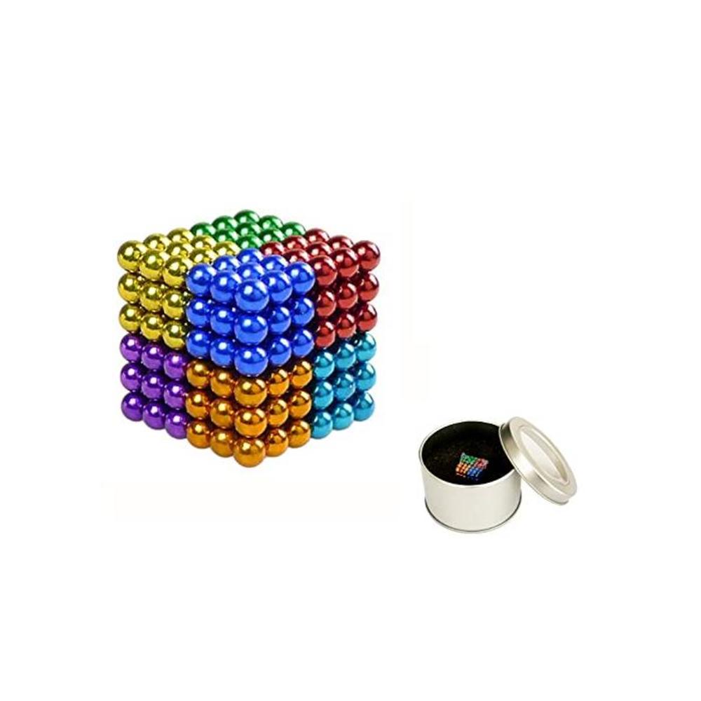 216 Pieces 3mm M-agnetic Balls, 8 Colors M-agnetic Balls Building Game Building Blocks Toys, Creative Educational Toy Colorful Strong Rare Earth Beads for Teens and Adults Stress R B097SNF9L8