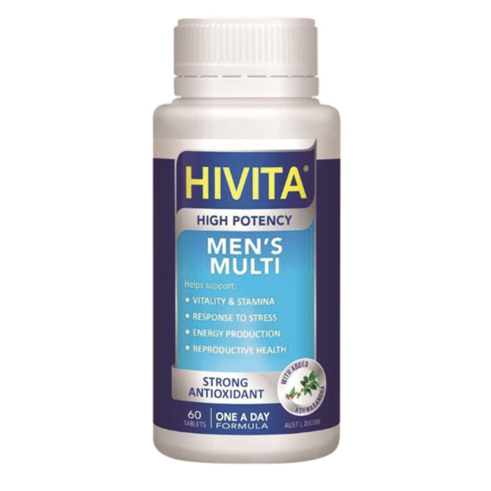 하이비타 맨 멀티 (하이 포텐시) 60t, Hivita Mens Multi (High Potency) 60t