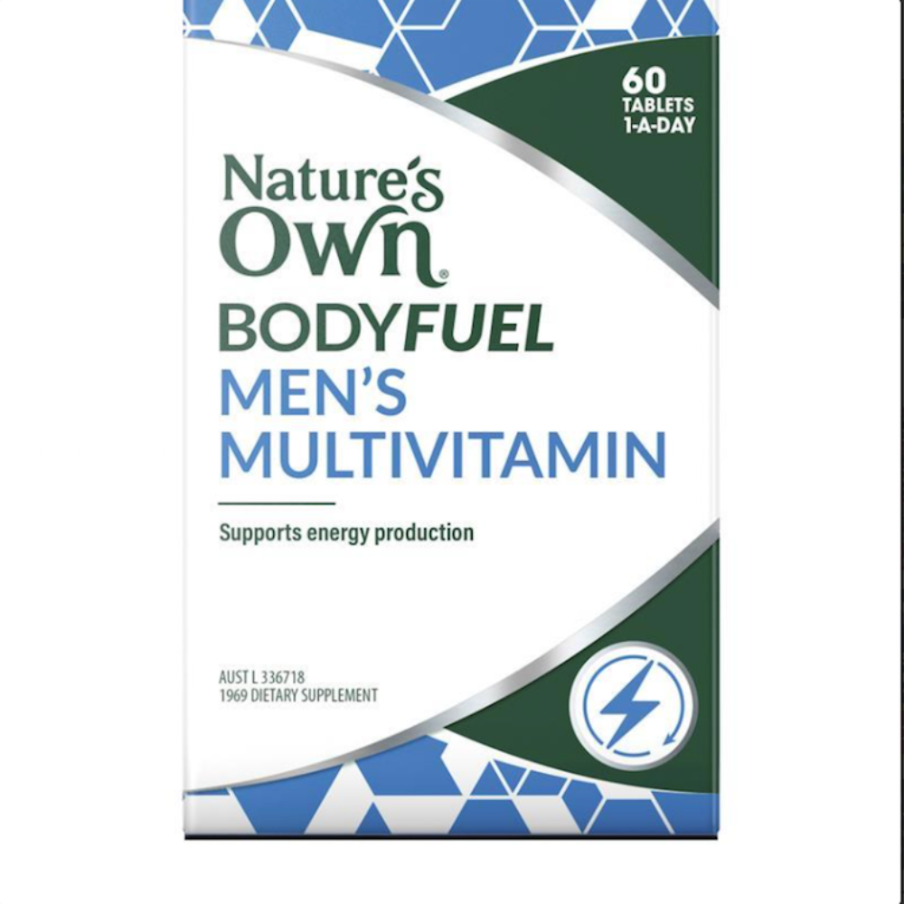 Nature&#039;s Own Bodyfuel Men&#039;s Multi - Multivitamin for Energy - 60 Tablets