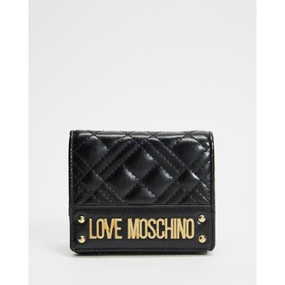 LOVE MOSCHINO Quilted Soft PU Wallet LO854AC40ARR