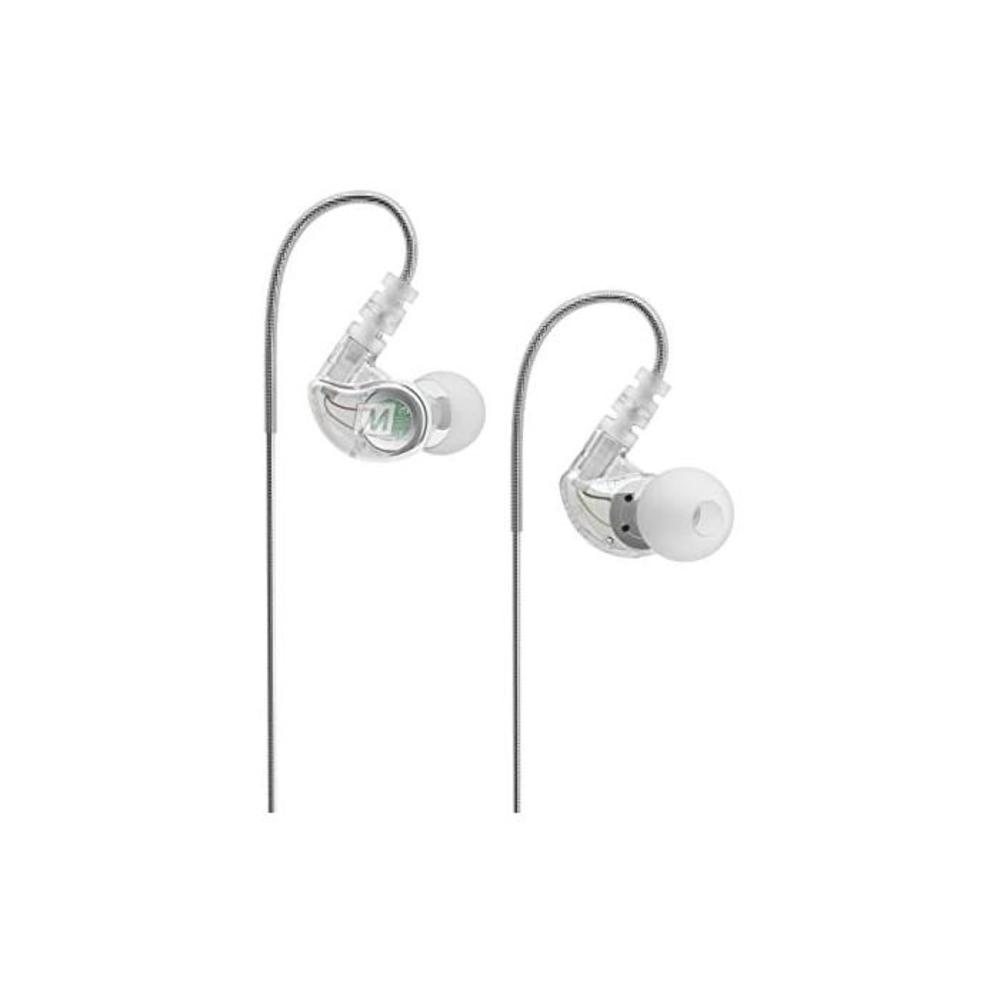 MEE audio M6 Wired Sports In-Ear Earbud Headphones with Memory Wire, Noise Isolating (Clear) B0038W0K2U