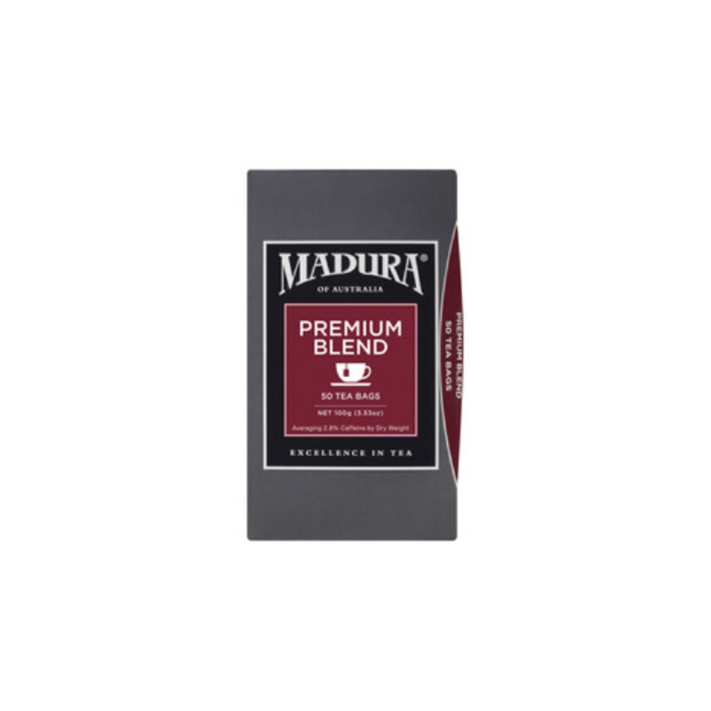 마두라 프리미엄 블랜드 티 배그 50 팩 100g, Madura Premium Blend Tea Bags 50 pack 100g