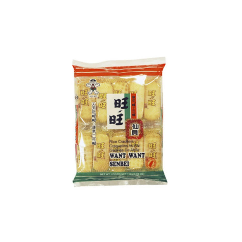 핫 키즈 원트 원트 라이드 크래커 센베이 112g, Hot Kids Want Want Rice Crackers Senbei 112g