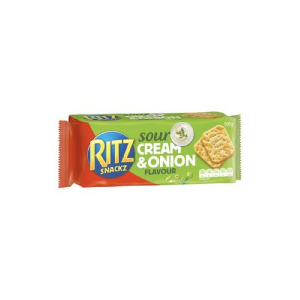 릿츠 스낵츠 사워 크림 앤 어니언 크래커 100g, Ritz Snackz Sour Cream and Onion Crackers 100g