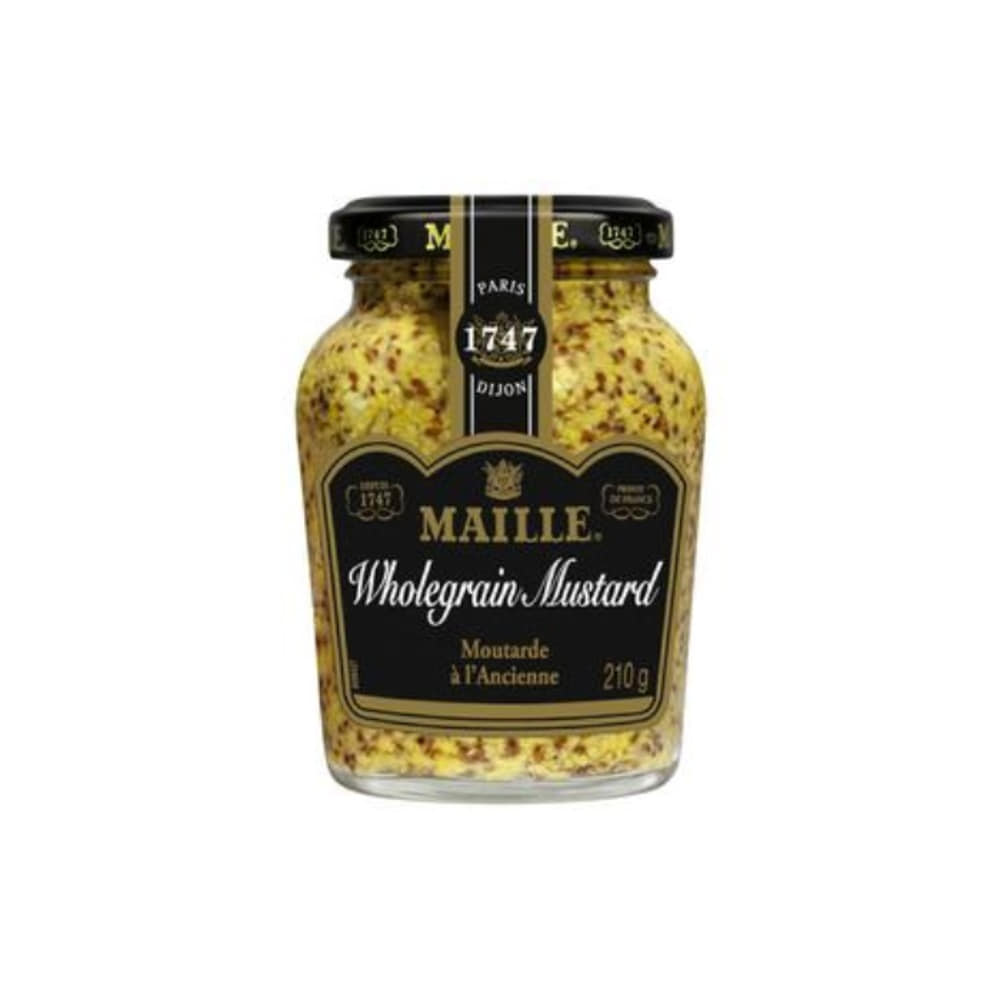 마일리 마일드 홀그레인 머스타드 210g, Maille Mild Wholegrain Mustard 210g