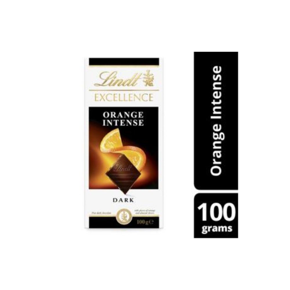 린트 엑설런스 오렌지 다크 초코렛 블록 100g, Lindt Excellence Orange Dark Chocolate Block 100g