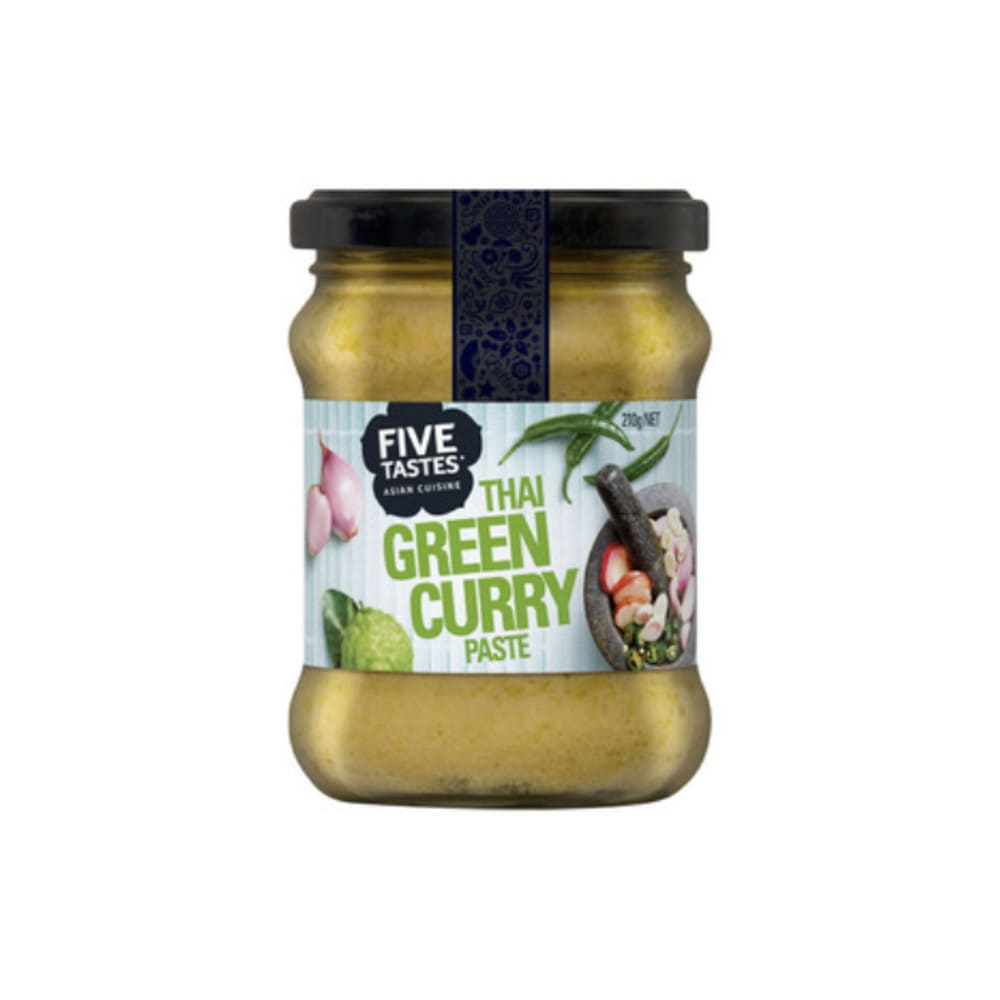 파이브 테이스츠 타이 그린 커리 페이스트 210g, Five Tastes Thai Green Curry Paste 210g