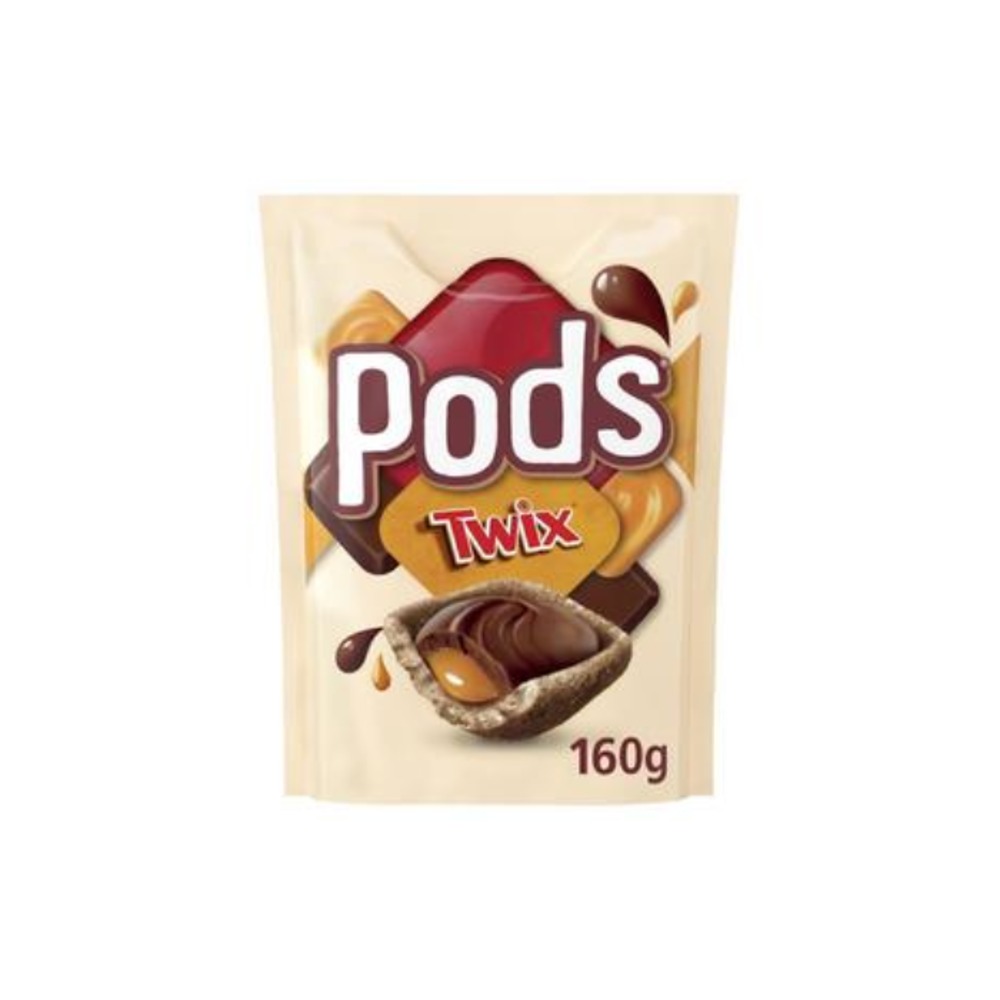 마즈 트윅스 포드 초코렛 미디엄 배그 160g, Mars Twix Pods Chocolate Medium Bag 160g
