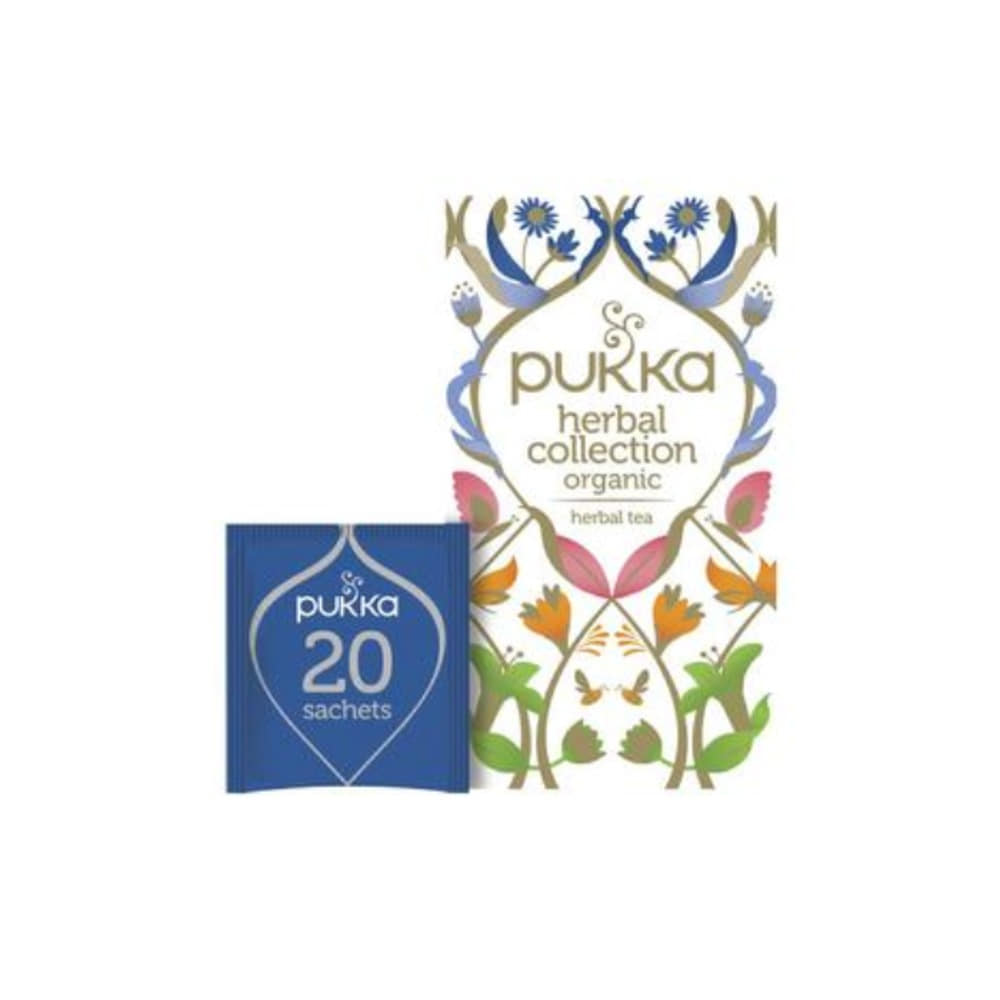 푸카 허벌 콜렉션 티 배그 20 팩 34.4g, Pukka Herbal Collection Tea Bags 20 pack 34.4g