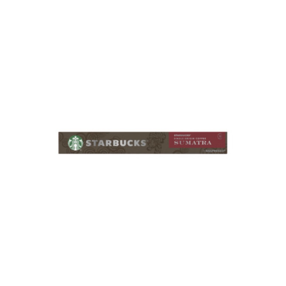 스타벅스 By 네스프레소 싱글 오리진 커피 수마트라 캡슐 10 팩, Starbucks By Nespresso Single Origin Coffee Sumatra Capsules 10 pack