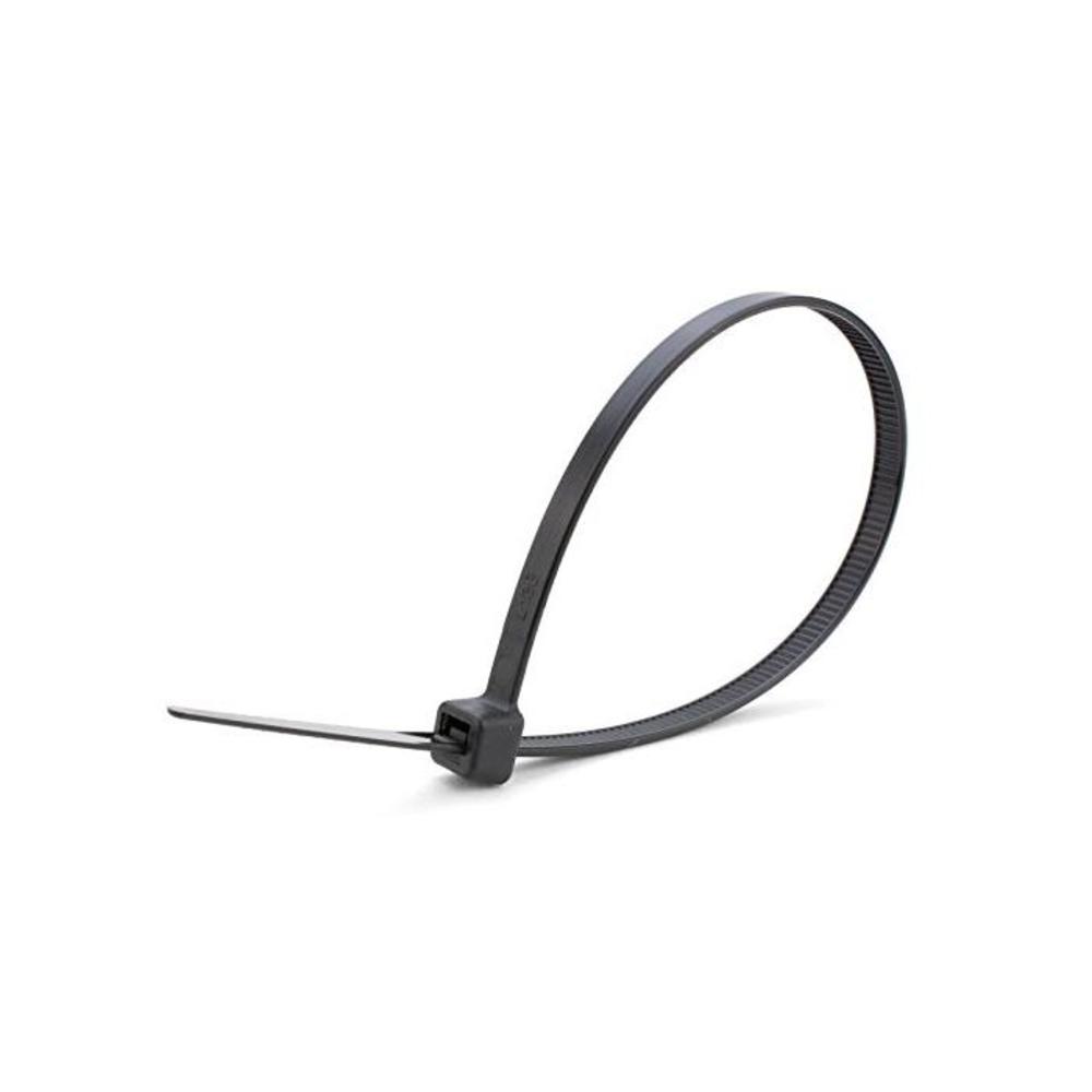 U-horizon 100 Pack Cable Ties, 100mm x 2.5mm Strong Nylon Zip Ties Wraps, Black B0775Y8YXM