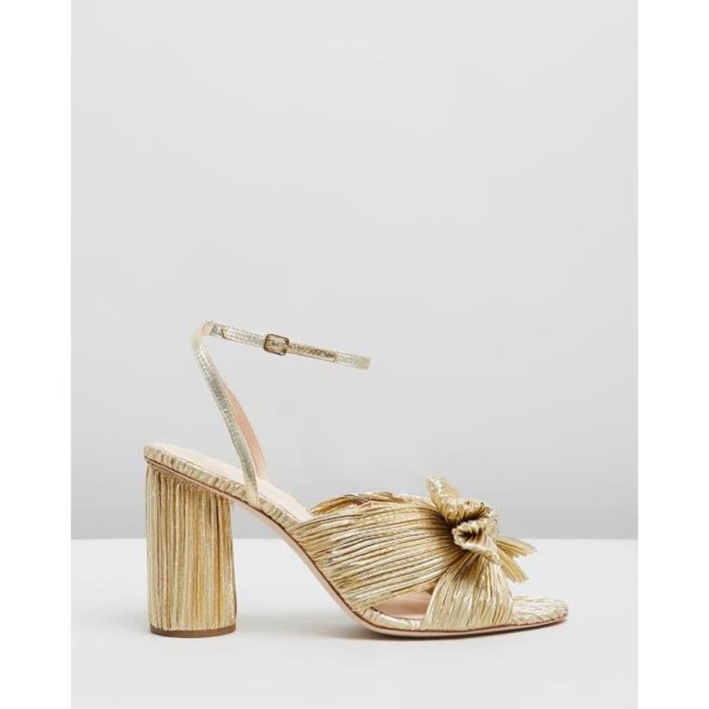 Loeffler Randall Camellia Knot Mules with Ankle Strap LO788SH05TYK