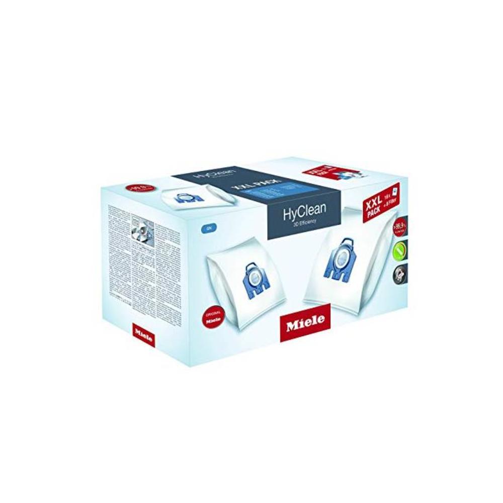 Miele 10408410 XXL Pack HyClean 3D GN Efficiency Dustbags, White, Pack of 16 B01EAACFX0