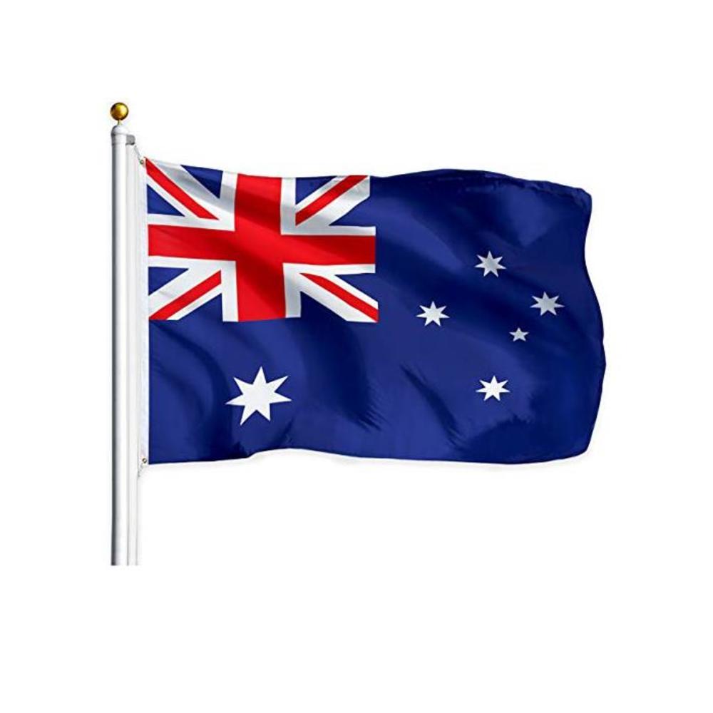 G128 - Australia (Australian) Flag 3x5 feet Printed - Vibrant Colors, Brass Grommets, Quality Polyester B07CH8T2S4