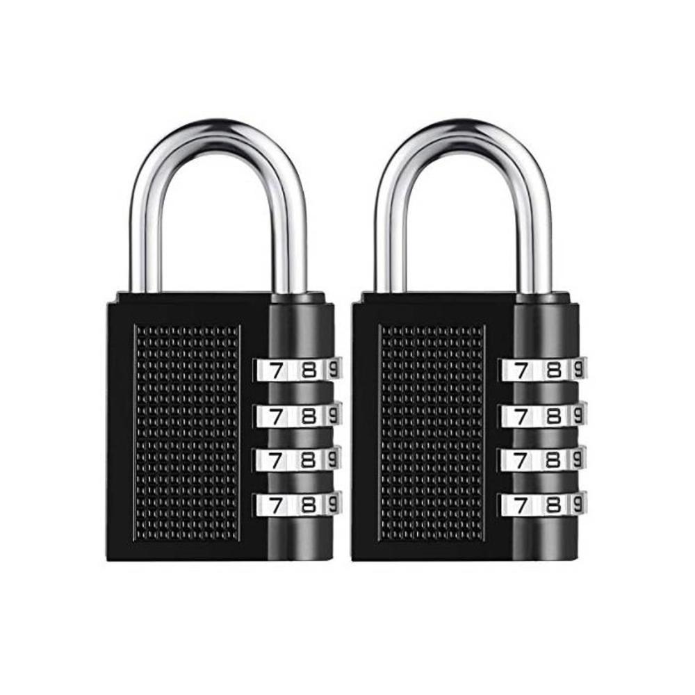 [Upgrade] BYETOO Combination Lock for Locker Outdoor,Towoke Resettable Weatherproof Combination Padlock,4 Digit Smooth Dial,Zinc Alloy Lock for School,Gym Locker,Fence,Case,Hasp Ca B07SVLG1Q4