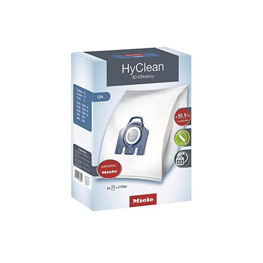 Miele 09917730 HyClean 3D Efficiency GN Dustbags, White, Pack of 4 B00MNHYDI8