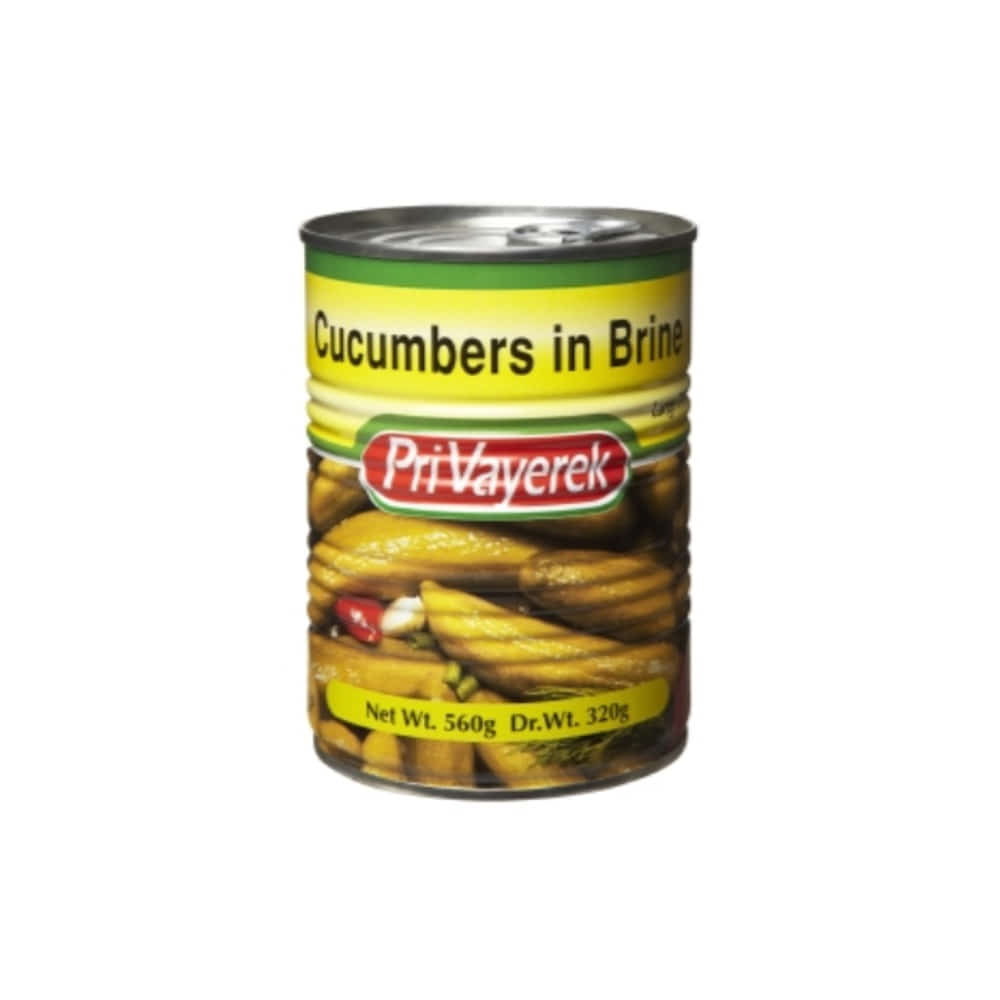 프라이바예렉 큐컴버 인 브라인 560g, Privayerek Cucumbers in Brine 560g
