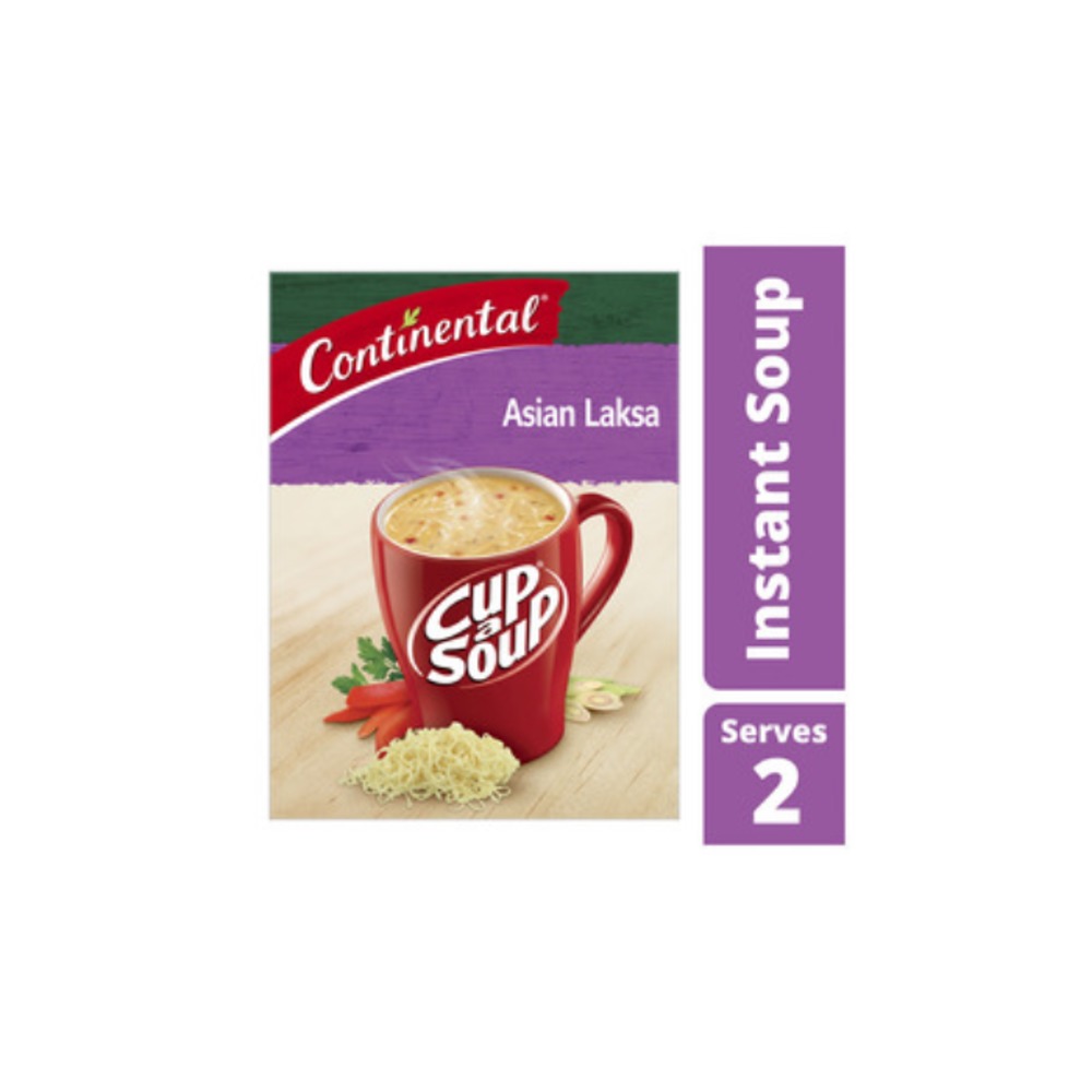 콘티넨탈 컵 A 수프 아시안 락사 서브 2 65g, Continental Cup A Soup Asian Laksa Serves 2 65g