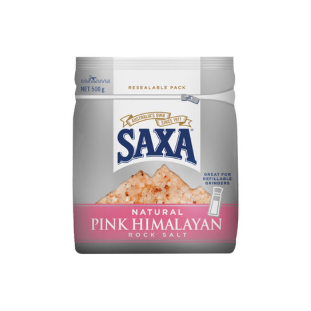 색사 핑크 히말라얀 록 솔트 500g, Saxa Pink Himalayan Rock Salt 500g